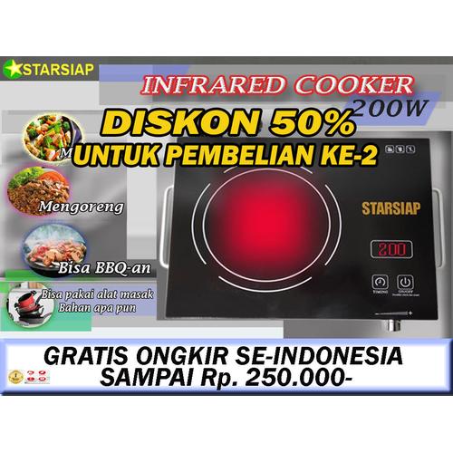Jual kompor listrik infrared Starsiap (lebih bagus dari induction
