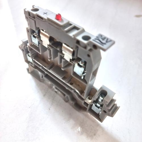 Jual 2 Level Fuse Terminal Block CONNECTWELL DDFL4UE24VW/F 4mm 24Vdc w