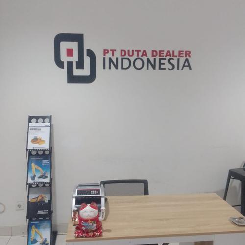 Jual Laser Cutting Akrilik 3mm Tulisan Resepsionis Design Interior