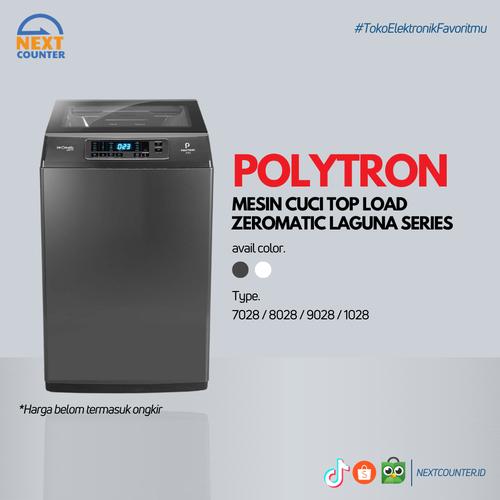 Jual Mesin Cuci 1 Tabung POLYTRON Zeromatic Laguna series Hijab 7028Y/W ...