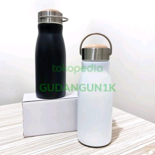 Jual termos botol minum stainless 350 ml tahan air panas dingin tutup ...