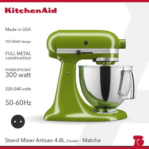 l kitchenaid artisan mixer green apple