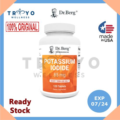 Promo Potassium Iodide 65mg Dr Berg 60 tablet iodine thyroid anti