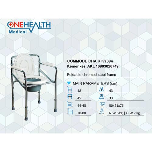 Jual GEA Commode Chair FS 810 894 / Kursi Toilet Penunjang Mandi BAB ...