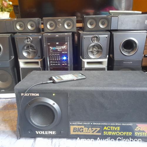 Jual subwoofer polytron psw 500 rebah Kota Cirebon Aman Audio