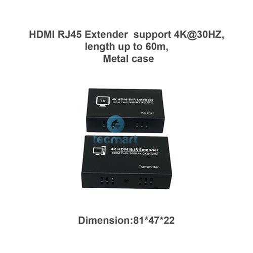 Extendeur HDMI Sur Câble Ethernet (RJ45) - Pour Transmettre Le Signal HDMI Jusqu'à 30m En 1080p - Nécessite Câble CAT5e/6 Cuivre - Paire émetteur/récepteur - 7