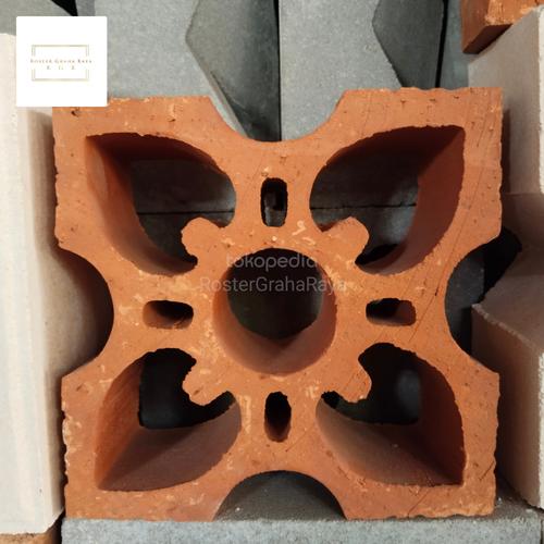 Material Roster Tanah Jual Roster Tanah liat Melati/roster jadul/klasik/17x17cm/aestetic ...