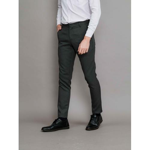Jual ZUITER DARK GREY Formal Pants Celana bahan kantor slimfit pria