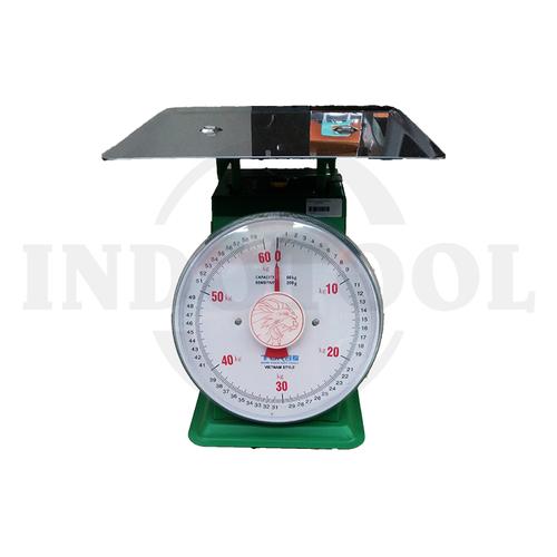 Jual TIMBANGAN DUDUK 60KG / SPRING SCALE GREEN EMBOSS 60KG TORA - Kota ...