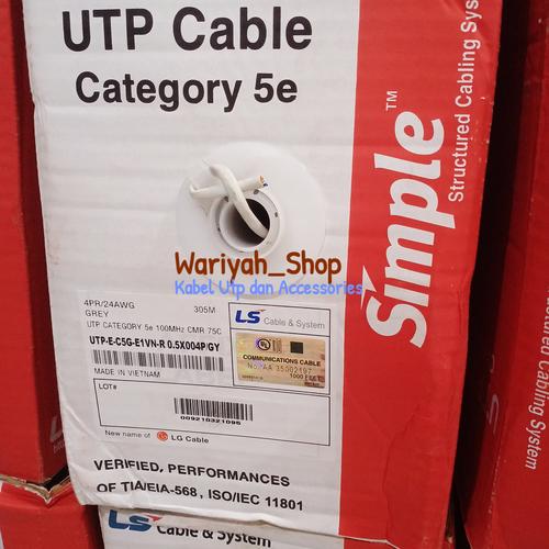 Jual Kabel UTP Cat.5e LS - Jakarta Pusat - Jaya Telecom Kenari_NEW ...