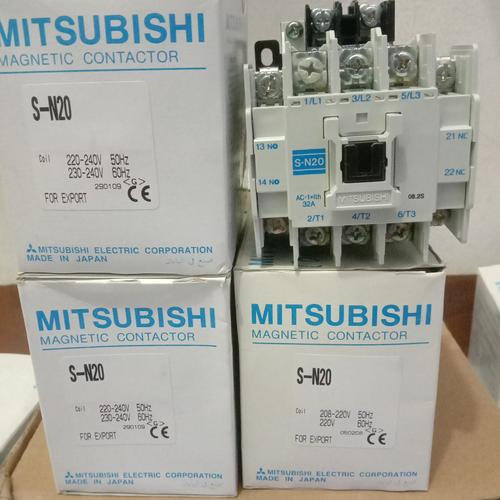 Jual Kontaktor / Contactor Mitsubishi S-N20 SN 20 32A 220V Original ...