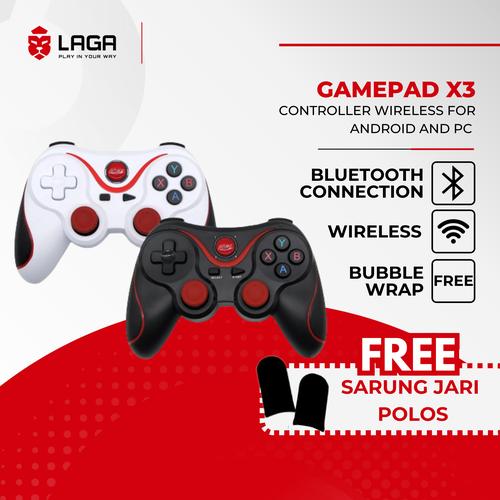 Jual Gamepad X3 Bluetooth Controller joystick stik for Android PC Apple