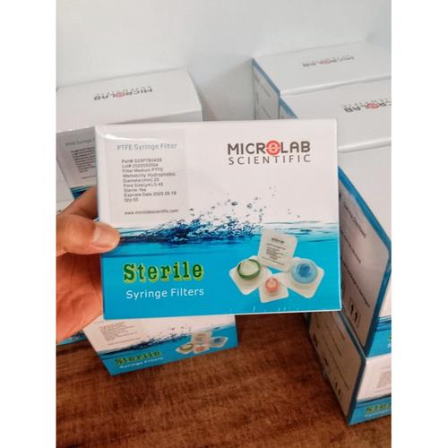 Produktbild von Bioemd Spritzenfilter – Hydrophil, PTFE, 25mm, 0,22 µm, 10 Stück, Für Labor & HPLC