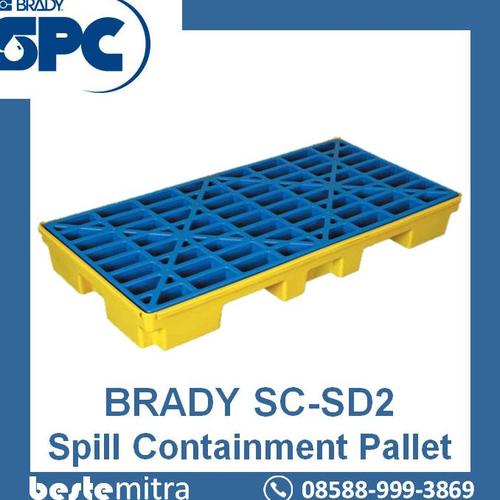 Jual Ready Spill Deck / Spill Containment Pallet 2 Drum (Brady Sc Sd2