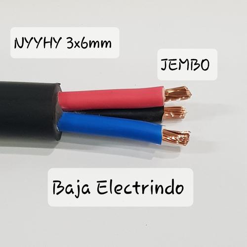 Jual Kabel Serabut isi 3 NYYHY 3X6mm JEMBO @50mtr NYYHY 3x6 mm ...