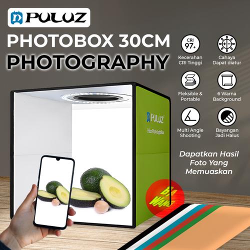 Promo Foto Photo Light Box 30cm 112 LED Photobox FotoBox PULUZ Mini