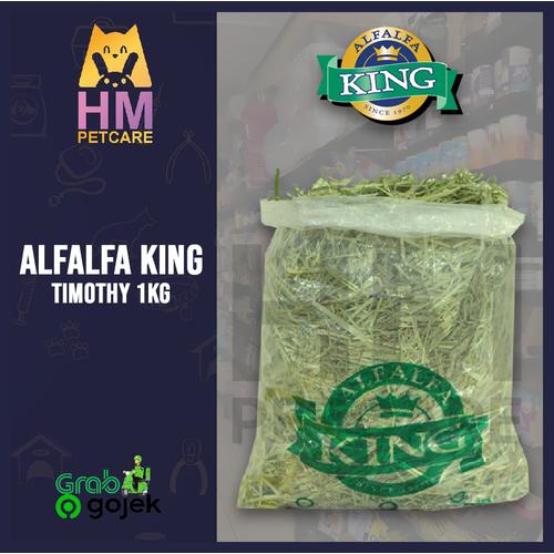 Promo ALFALFA KING Timothy Hay 1kg Rumput Hay Timothy Repack 1 kg