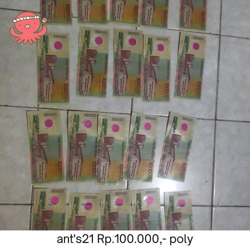 Jual uang 100 ribu plastik bekas - Kota Depok - Ant's21 | Tokopedia