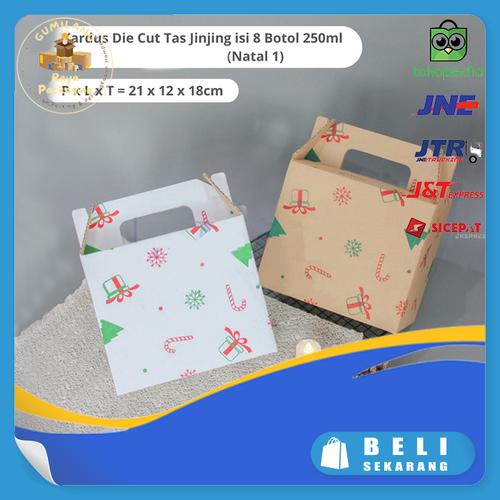 Jual Kardus Hampers Jinjing Box Botol Kale 250ml Isi 8 Packaging ...