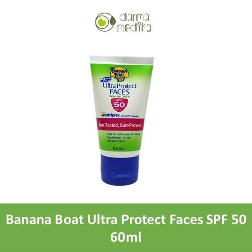 Jual Sunblock Wajah Banana Boat Ultra Protect Faces Face SPF 50 60 ML