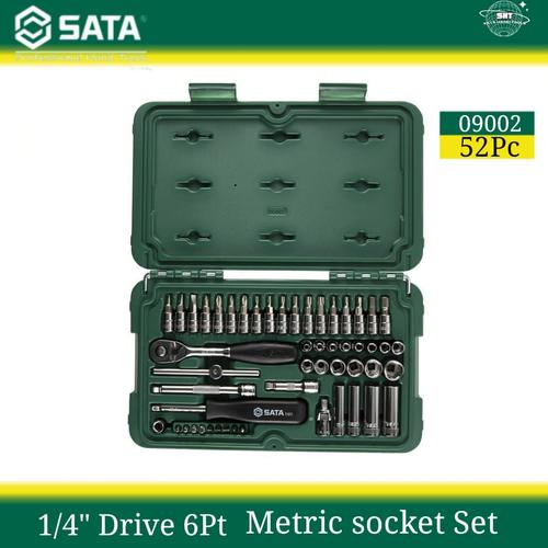 Jual SATA Kunci Socket Set 52Pcs 1/4 Inch (METRIC) 09002 - Jakarta ...