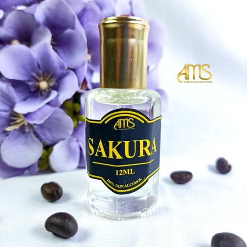 Jual PARFUM AROMA SAKURA ROLL ON 100% FULL BIBIT MURNI (BY.AMS