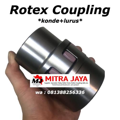 Jual ROTEX COUPLING GR 24 ALUMUNIUM komplit set KTR GR24 KONDE LURUS