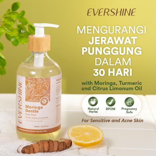Jual Evershine Moringa Gentle Body Wash Sabun Mandi Anti Jerawat