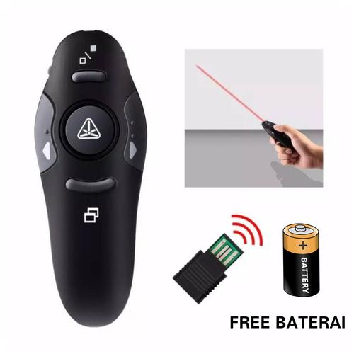 Jual Wireless USB Presenter Remote Control Laser Pointer Pen - R100 ...