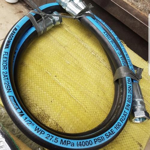 Tuyau Hydraulique 2 Fils (2SN) - Diamètres 1/4" à 1" - Pour Circuits Hydrauliques