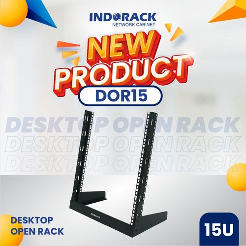Jual INDORACK Desktop Open Rack DOR15 15U Depth 290mm - Kota Bandung ...