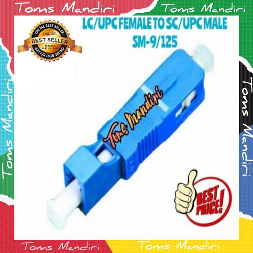 Jual Hybrid Adapter LC/UPC (Female) to SC/UPC (Male) SM-9/125 ...