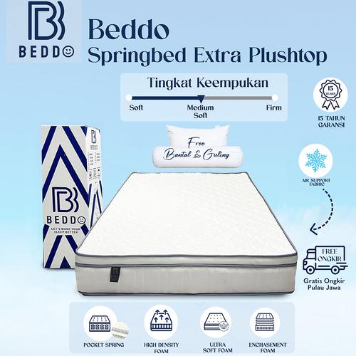 Jual Beddo Mattress Kasur Pocket Spring Extra Plushtop 30cm - - BEDDO ...