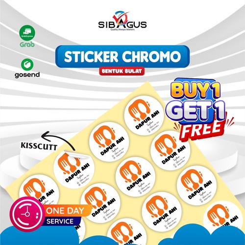Jual [BUY 1 GET 1 FREE] Stiker Label Kemasan | Stiker Chromo Custom ...
