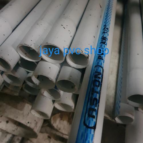 Jual pipa pvc 1/2" aw aston per meter Kota Tangerang Selatan jaya