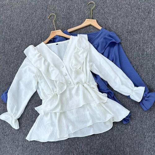 baju ruffle top