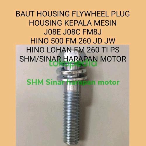 Jual BAUT FLYWHEEL HINO LOHAN FM 260 TI PS BAUT HOUSING FLYWHEEL J08C