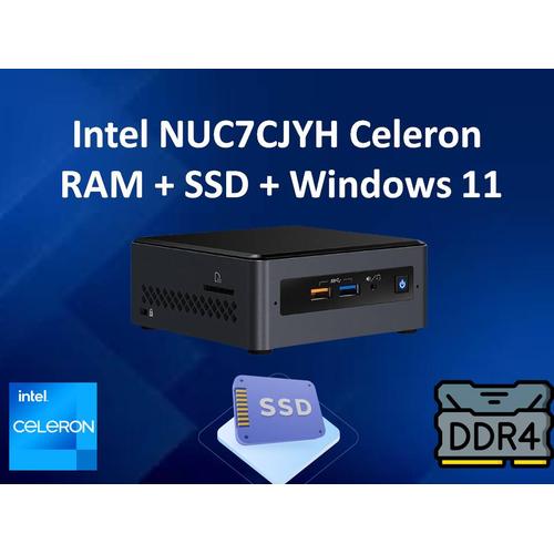 Jual Mini PC INTEL NUC NUC7CJYH 7CJYH Celeron + Windows 11 Barebone