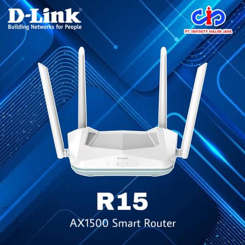 Jual D-LINK R15 EAGLE PRO AI WIFI-6 AX1500 Gigabyte Smart Mesh Router ...