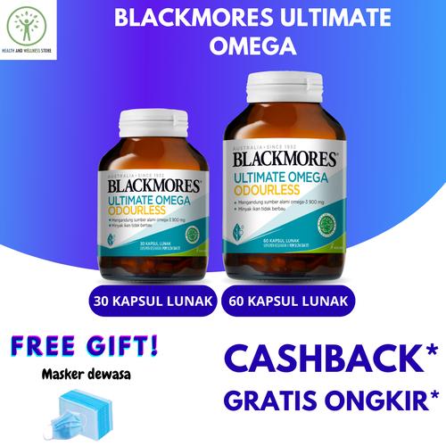 Jual BLACKMORES ULTIMATE OMEGA 60 KAPSUL MINYAK IKAN OMEGA 1500 MG