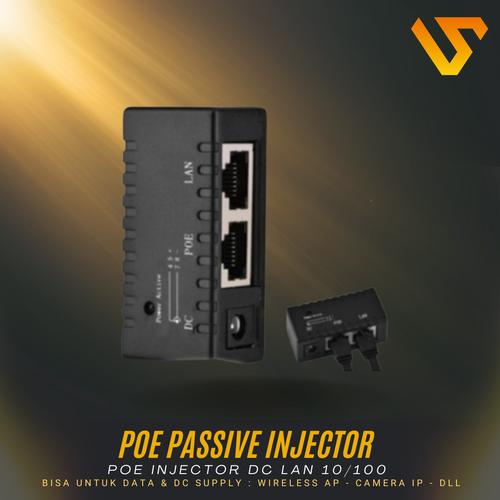 Poe Injector Dc Jual POE Passive Injector | POE Injektor DC LAN 10/100 - Jakarta Barat ...
