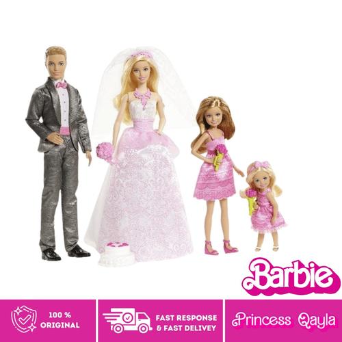 Barbie wedding set CGH38 di Princess Qayla Tokopedia