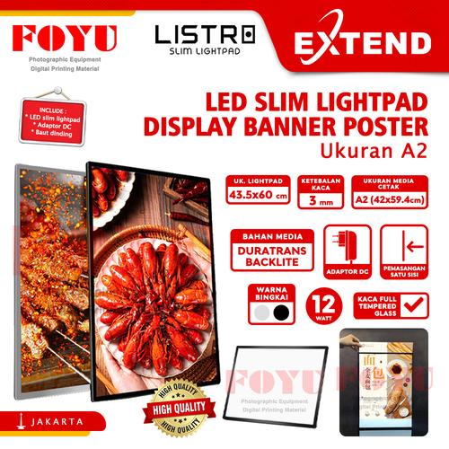 Promo LED Slim Light Pad Display Poster Neon Box Menu Lampu Extend ...