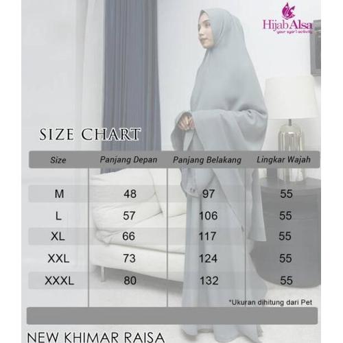 Ukuran Risha Jual ! (PART 1) HIJAB ALSA KHIMAR RAISA SYAR'I WARNA PASTEL | BERGO ...