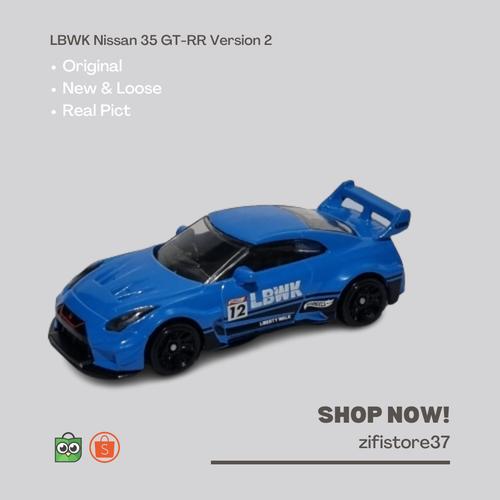 Jual Hot Wheels LBWK Nissan 35 GT-RR Version 2 Biru - Diecast Mobil ...