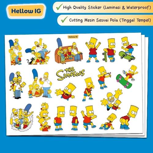 Simpson Vector Sticker Promo STICKER PACK SIMPSON | STIKER SIMPSON | STIKER WATERPROOF BOTOL ...