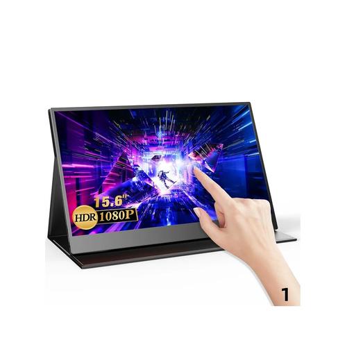Monitor Sentuh Jual Monitor portabel Sentuh 4K 15.6 inci, HDMI tipe-c 3.1 detik ...
