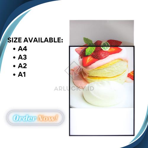Jual FRAME LED/ BINGKAI / DISPLAY POSTER LED / LAMPU AKRILIK SLIM LIGHT ...