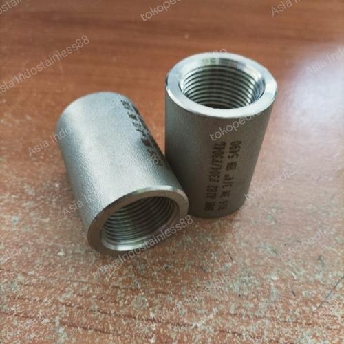 Jual Socket Class 3000 Drat NPT 2" inch Stainless SS 304 Coupling SS304 ...