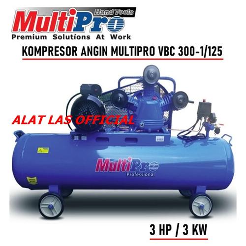 Jual Multipro VBC 300-1/125 Kompresor Angin 2 HP Van Belt Compressor ...